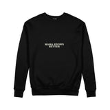 Mama Knows Better Sweatshirt — Siyah — ön görünüm