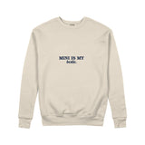 Mini Is My Bestie Sweatshirt — Bej — ön görünüm