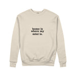 Home Is Where My Mini Is Sweatshirt — Bej — ön görünüm