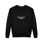 My Little Hero Sweatshirt — Siyah — ön görünüm