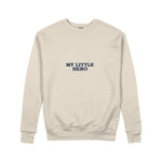 My Little Hero Sweatshirt — Bej — ön görünüm
