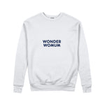 Wonderwomum Sweatshirt — Beyaz — ön görünüm