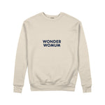 Wonderwomum Sweatshirt — Bej — ön görünüm