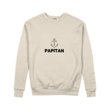 Papitan Sweatshirt — Bej — ön görünüm