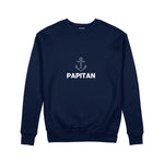 Papitan Sweatshirt — Lacivert — ön görünüm
