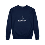 Papitan Sweatshirt — Lacivert — ön görünüm
