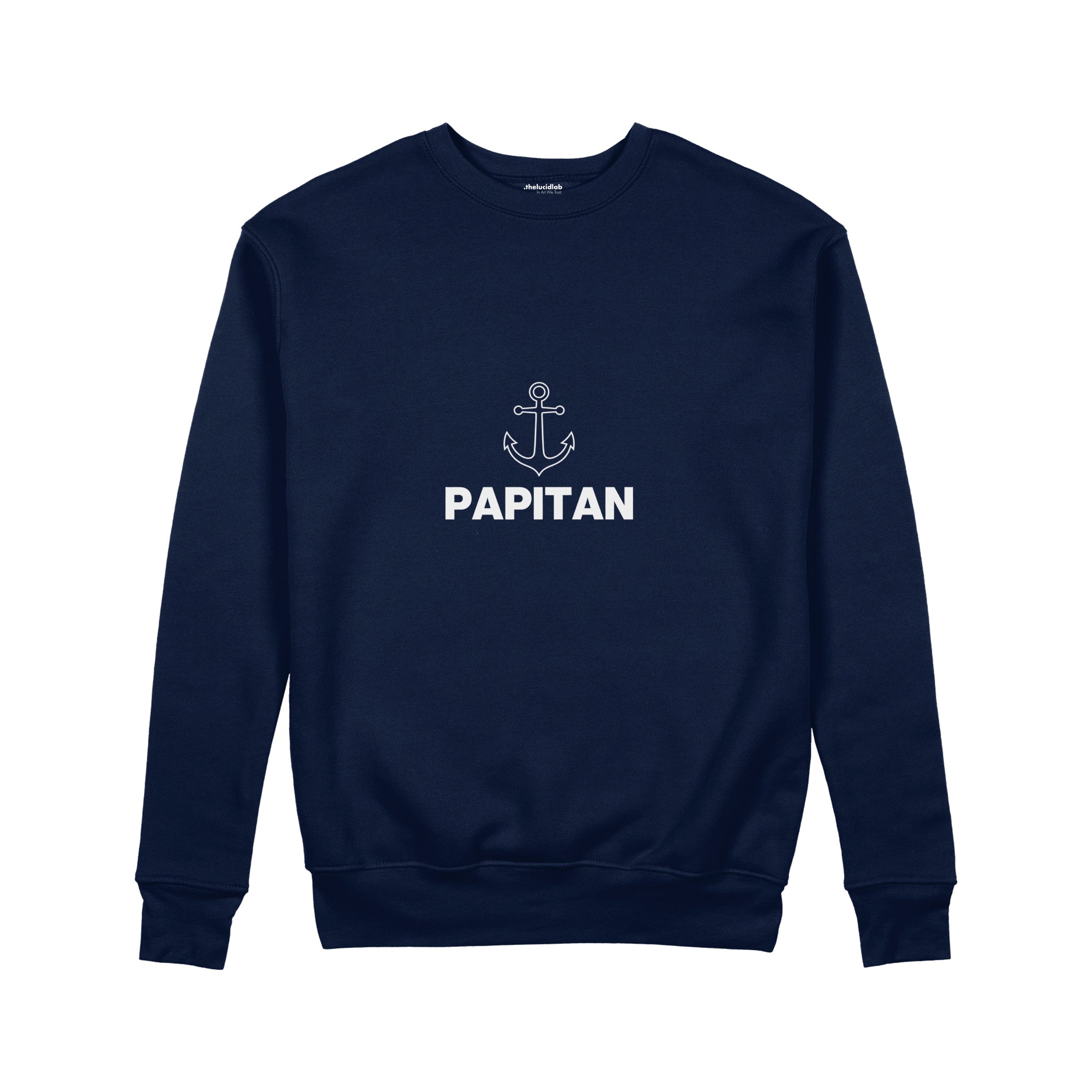 Papitan Sweatshirt — Lacivert — ön görünüm