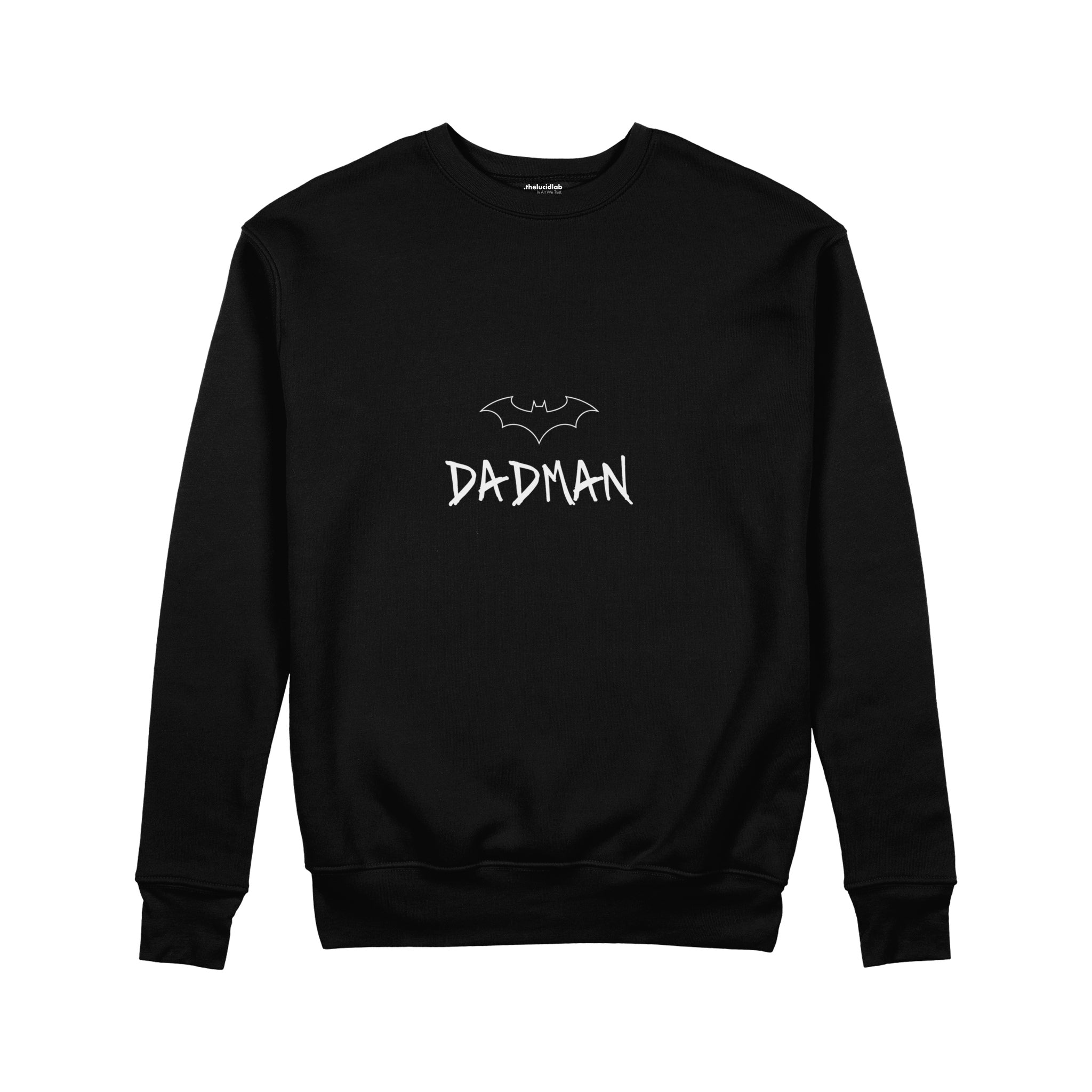 Dadman Sweatshirt — Siyah — ön görünüm
