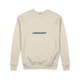 Legendaddy Sweatshirt — Bej — ön görünüm