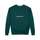 Legendaddy Sweatshirt — Koyu Yeşil — ön görünüm