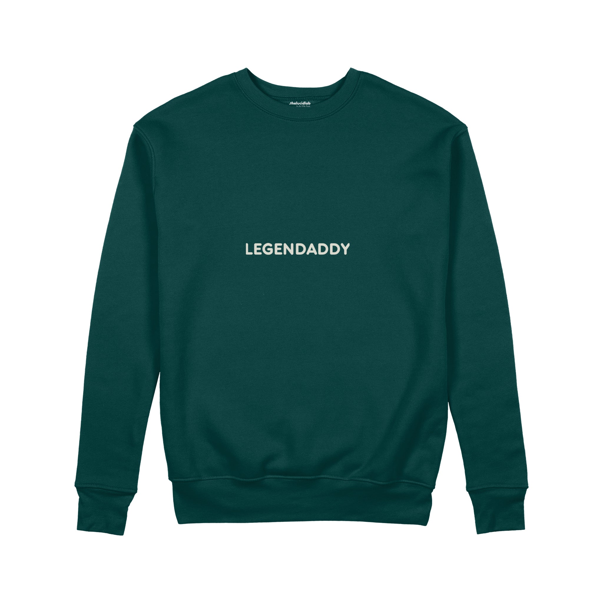 Legendaddy Sweatshirt — Koyu Yeşil — ön görünüm