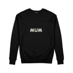 Mum Sweatshirt — Siyah — ön görünüm