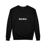 Mama Sweatshirt — Siyah — ön görünüm