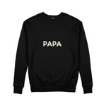 Papa Sweatshirt — Siyah — ön görünüm
