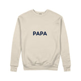 Papa Sweatshirt — Bej — ön görünüm