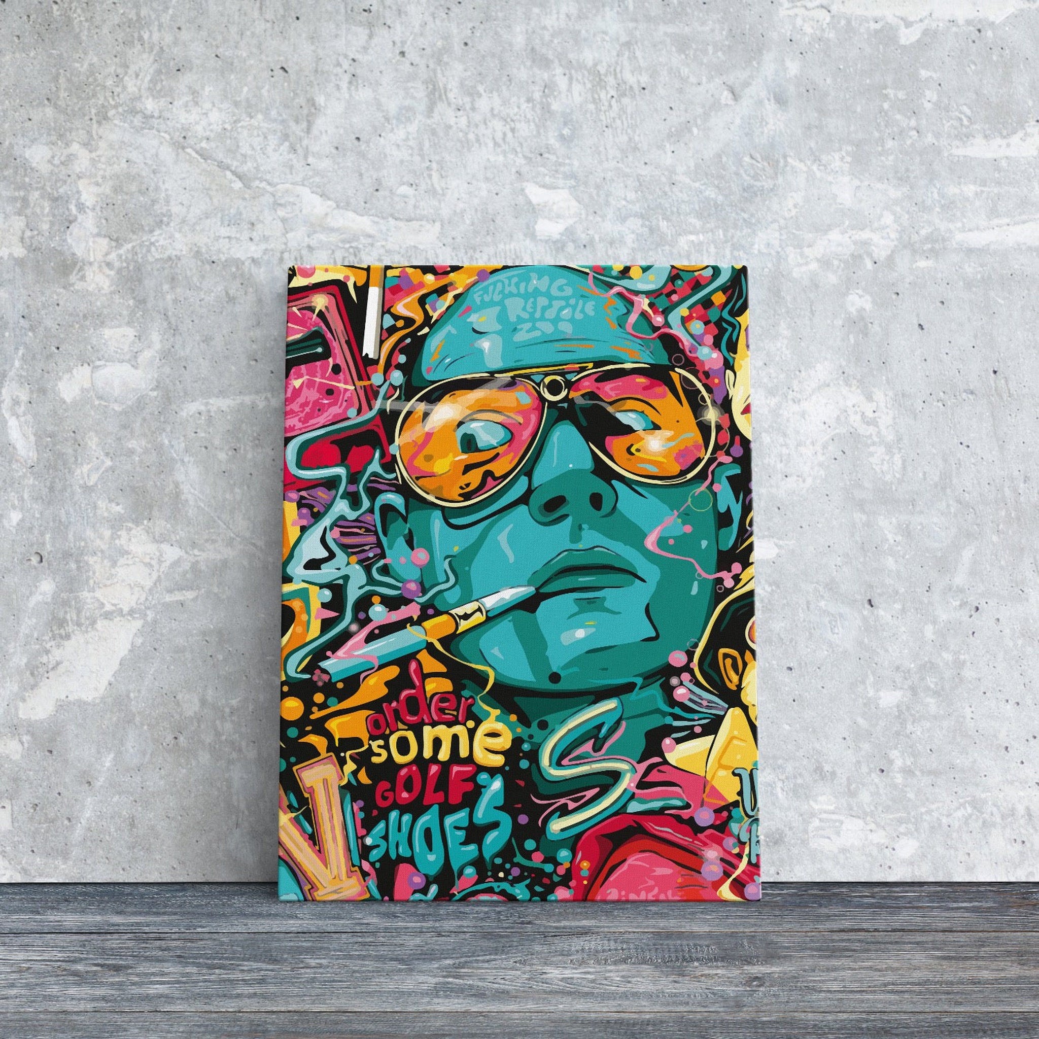 Fear and Loathing Kanvas Tablo