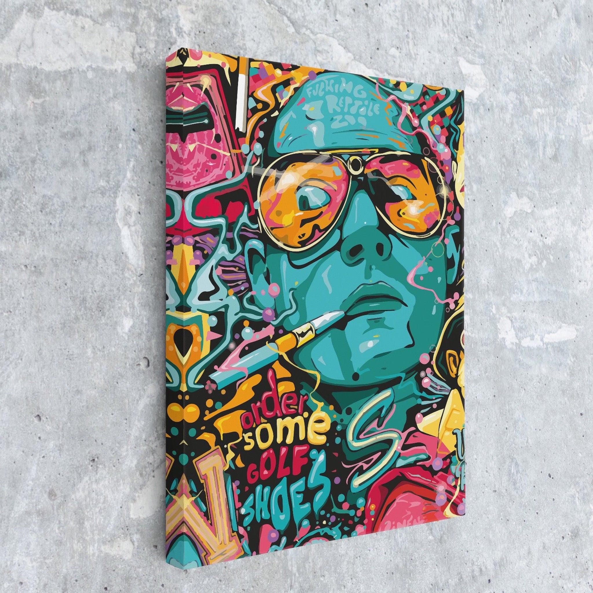 Fear and Loathing Kanvas Tablo