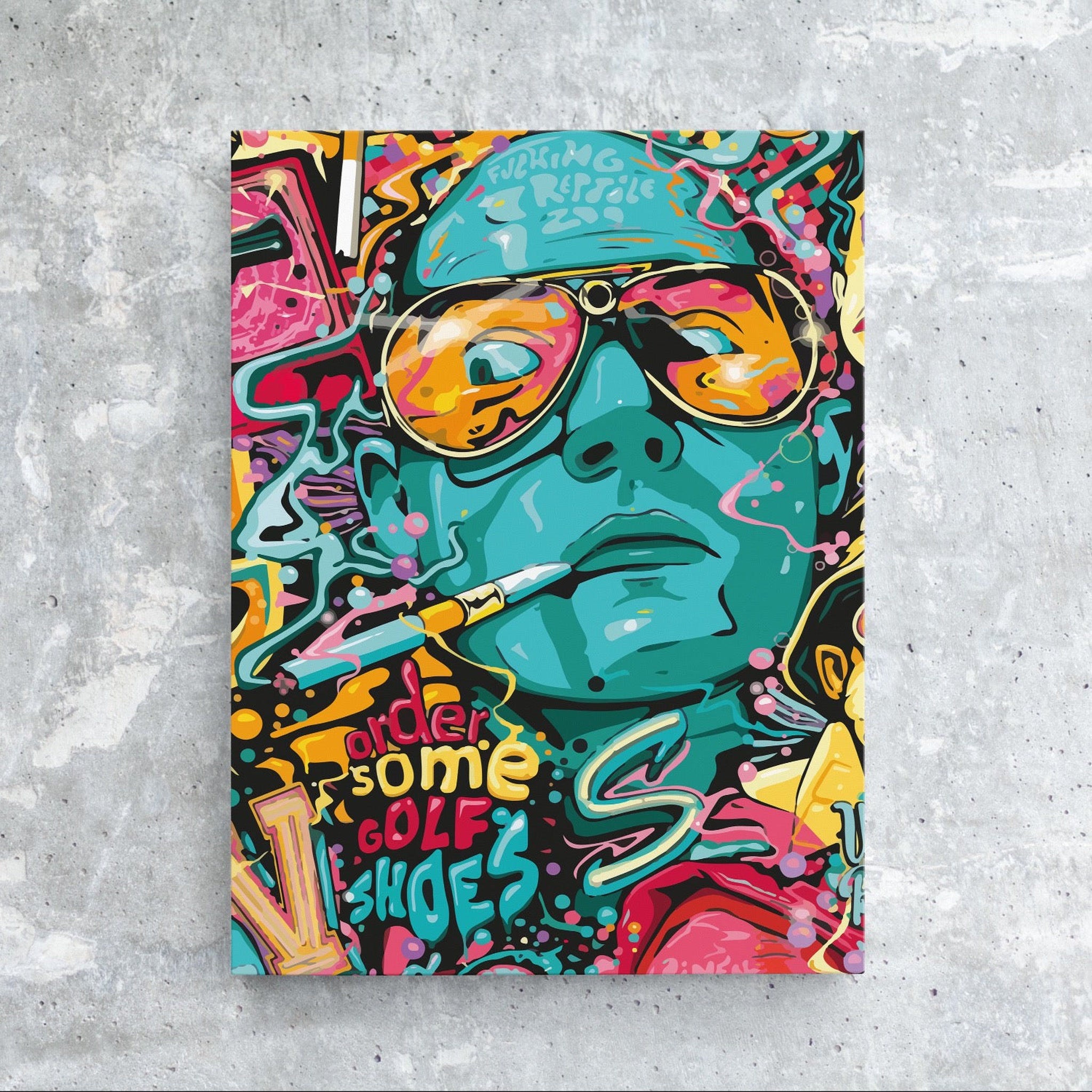 Fear and Loathing Kanvas Tablo