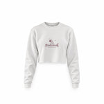 Find Your Balance crop sweatshirt — Beyaz, ön görünüm