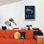 Football Goal Navyblue - Kale Poster