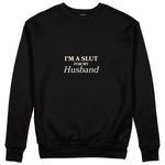 For My Husband Sweatshirt - Siyah - ön görünüm