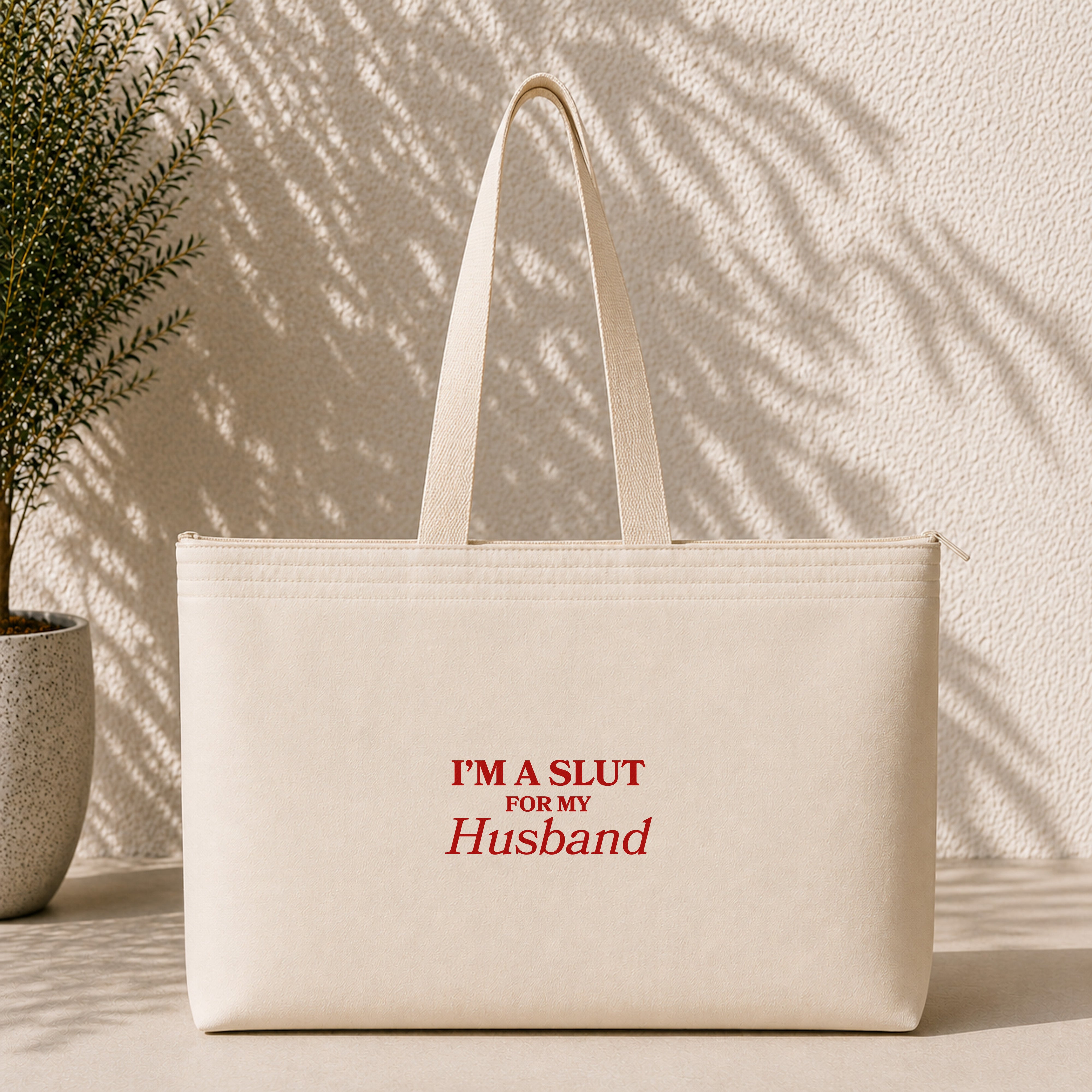 For My Husband Weekend Tote Bag – ön görünüm