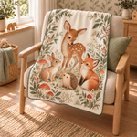 Forest Friends Polar Bebek Battaniyesi — Çapraz görünüm