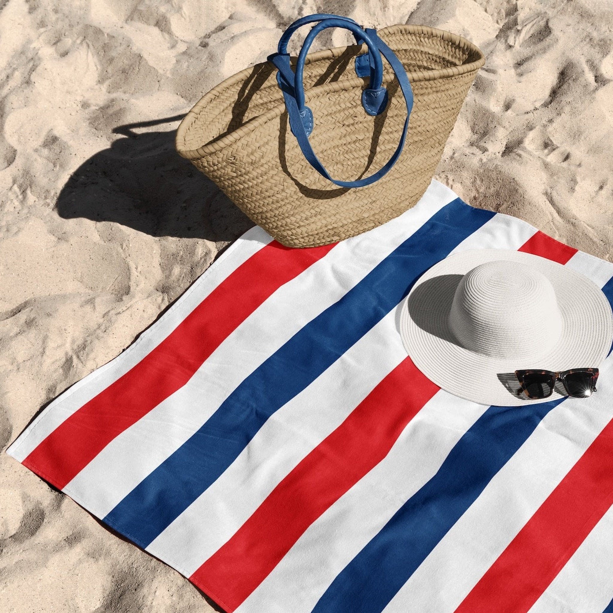 French Stripe Plaj Havlusu