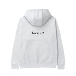 FUCK U Hoodie - Beyaz - arka görünüm