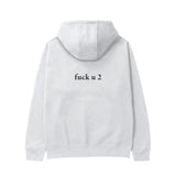 FUCK U Hoodie - Beyaz - arka görünüm