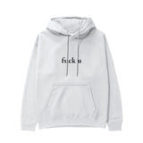 FUCK U Hoodie - Beyaz - ön görünüm