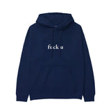 FUCK U Hoodie - Lacivert - ön görünüm