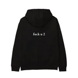 FUCK U Hoodie - Siyah - arka görünüm