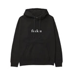 FUCK U Hoodie - Siyah - ön görünüm