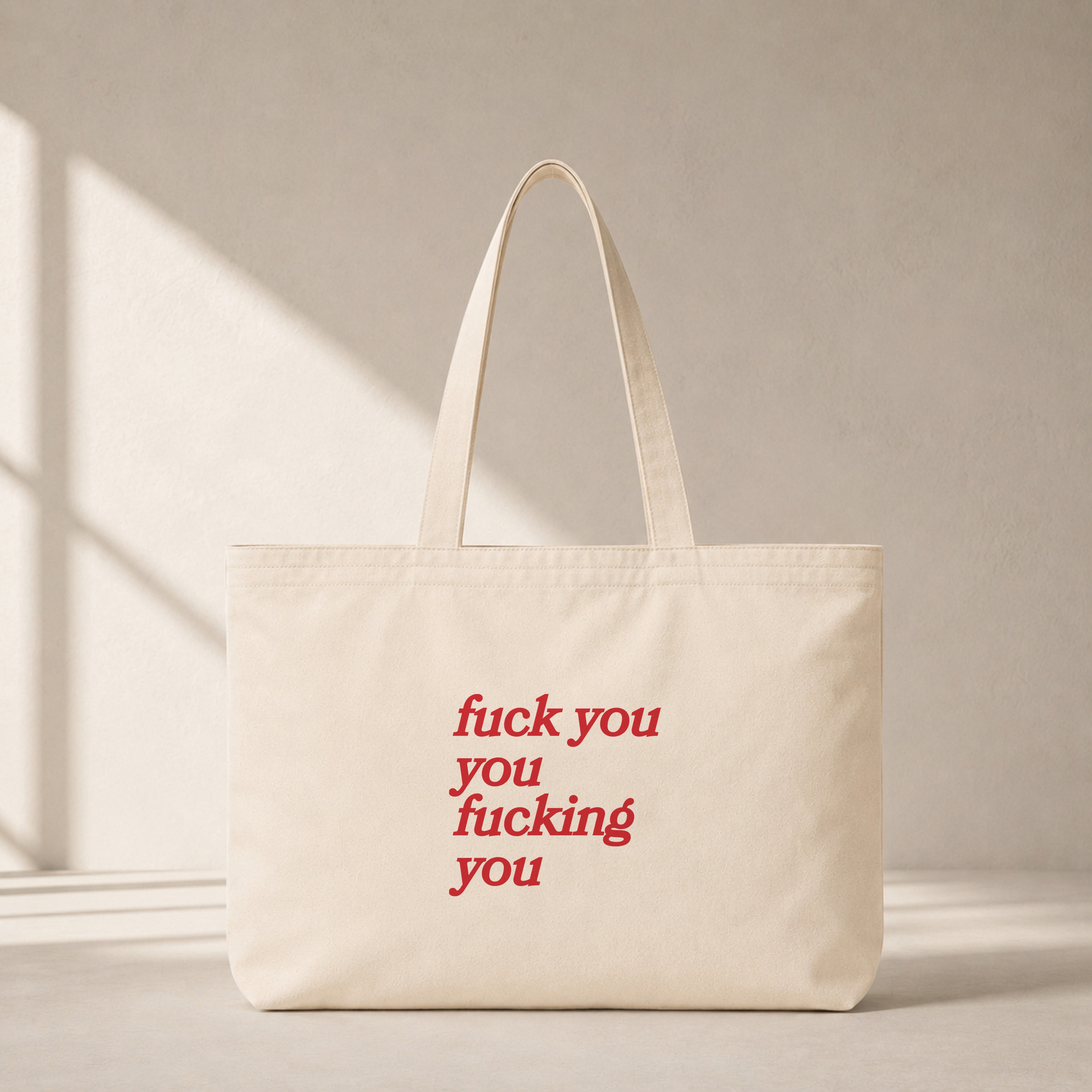 Fuck You Club Tote Bag – ön görünüm