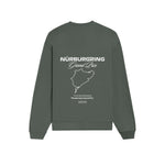 German Grand Prix – Nürburgring Grand Prix Oversize Sweatshirt - Antrasit - arka görünüm