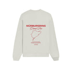 German Grand Prix – Nürburgring Grand Prix Oversize Sweatshirt - Beyaz - arka görünüm