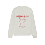German Grand Prix – Nürburgring Grand Prix Oversize Sweatshirt - Beyaz - arka görünüm