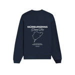German Grand Prix – Nürburgring Grand Prix Oversize Sweatshirt - Lacivert - arka görünüm