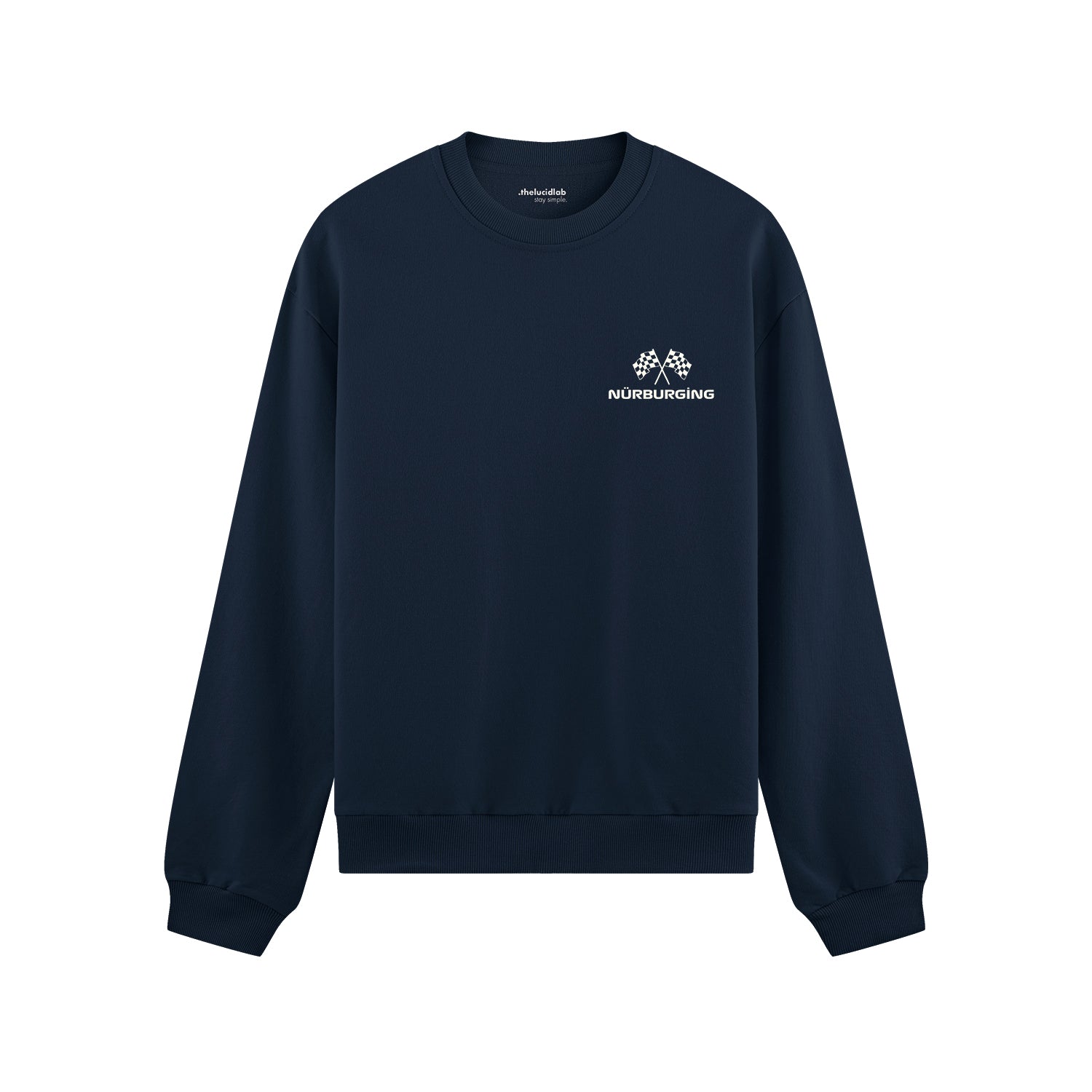 German Grand Prix – Nürburgring Grand Prix Oversize Sweatshirt - Lacivert - ön görünüm