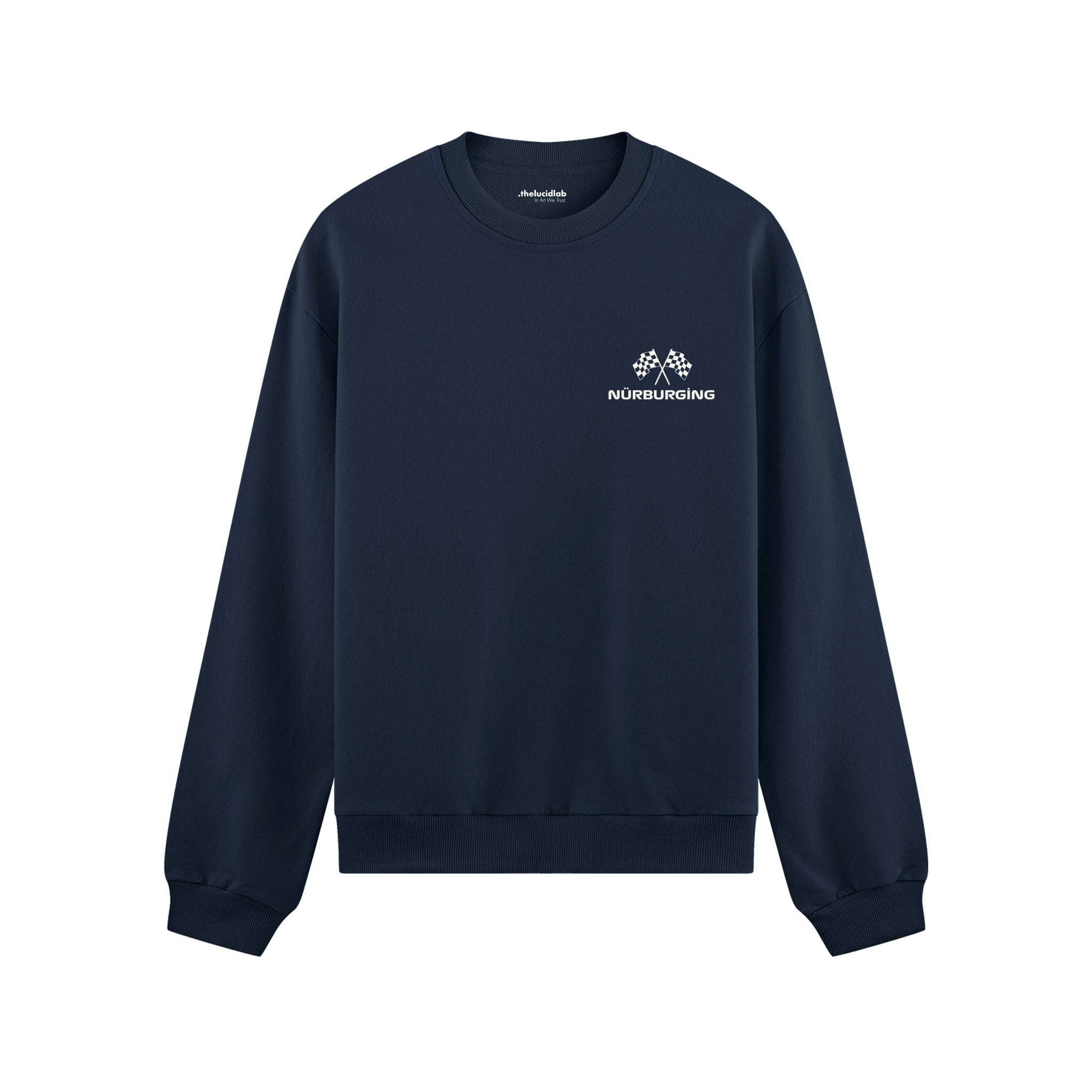German Grand Prix – Nürburgring Grand Prix Oversize Sweatshirt - Lacivert - ön görünüm