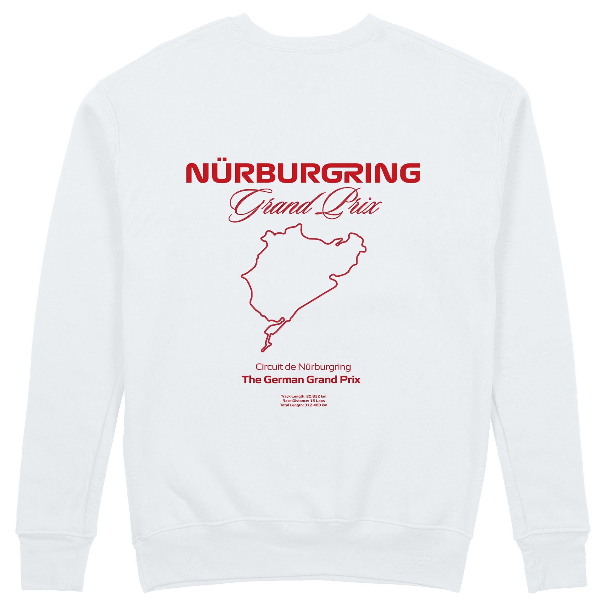 German Grand Prix – Nürburgring Grand Prix Sweatshirt - Beyaz - arka görünüm