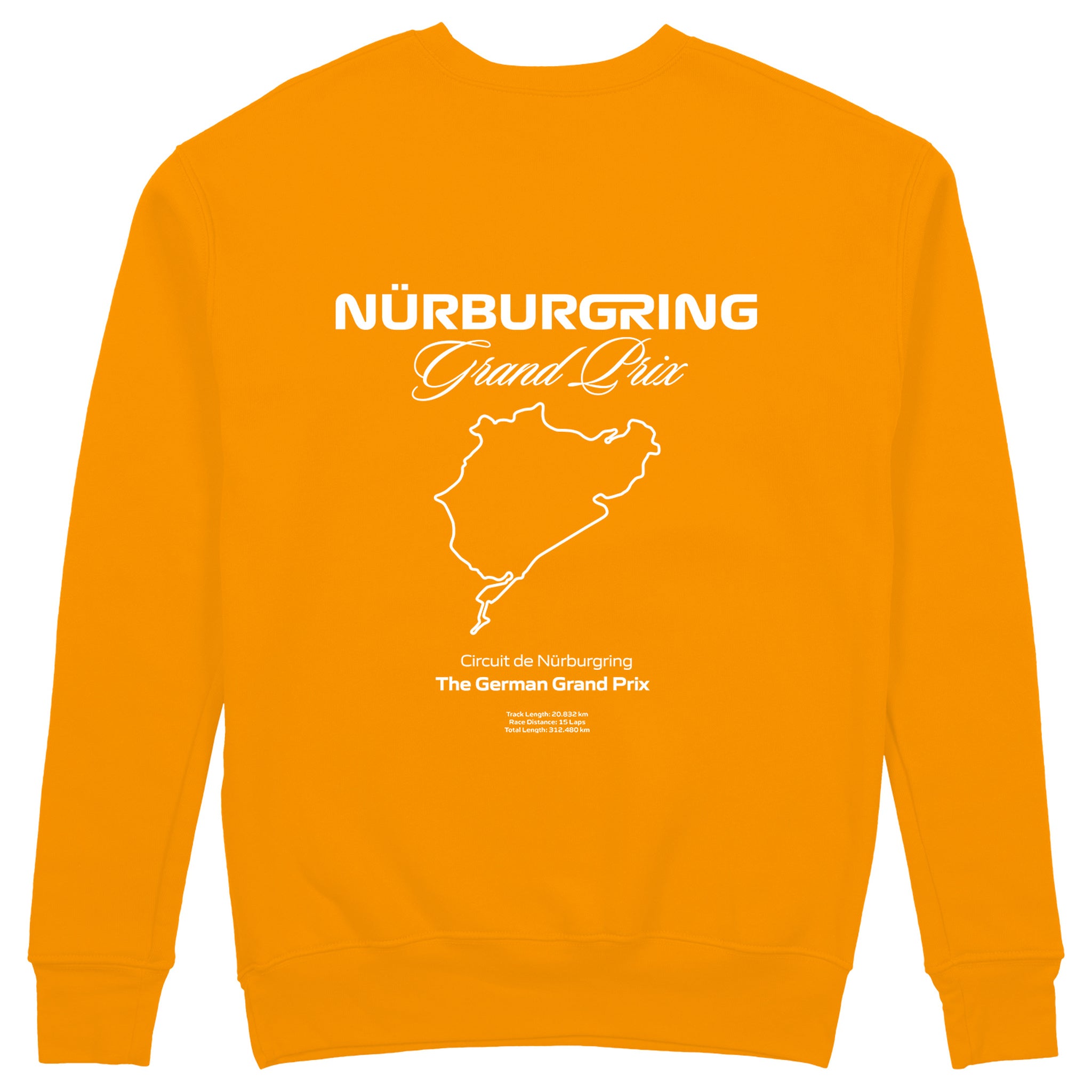 German Grand Prix – Nürburgring Grand Prix Sweatshirt - Turuncu - arka görünüm