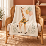 Giraffe Balloons Polar Bebek Battaniyesi — Ana görünüm