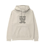 Girlfriend Knows Everything Hoodie - Krem - ön görünüm