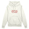Give My Middle Finger Oversize Hoodie - Beyaz - ön görünüm