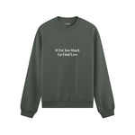 Go Find Less Oversize Sweatshirt - Antrasit - ön görünüm