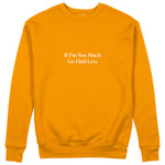 Go Find Less Sweatshirt - Turuncu - ön görünüm