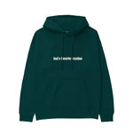 God's Favorite Creation Hoodie - Koyu Yeşil - ön görünüm