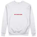 God's Favorite Creation Sweatshirt - Beyaz - ön görünüm